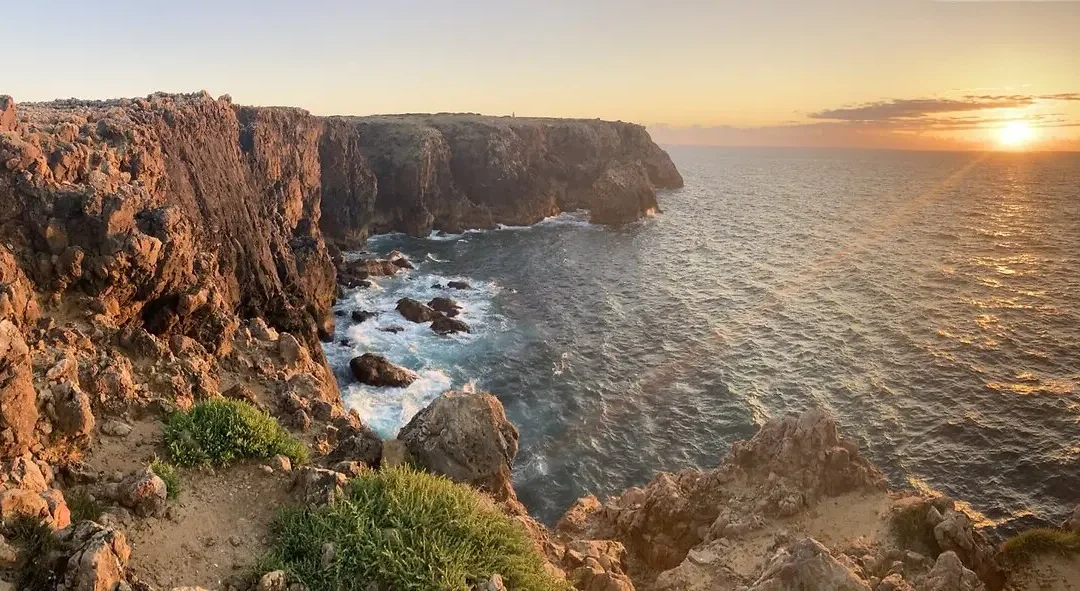 influential women alizah josette taking a break vacation ocean sunset vicente coast national park portugal